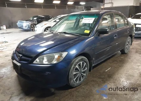 2004 Honda Civic Lx z USA, uszkodzony, nr VIN 2HGES16554H511294